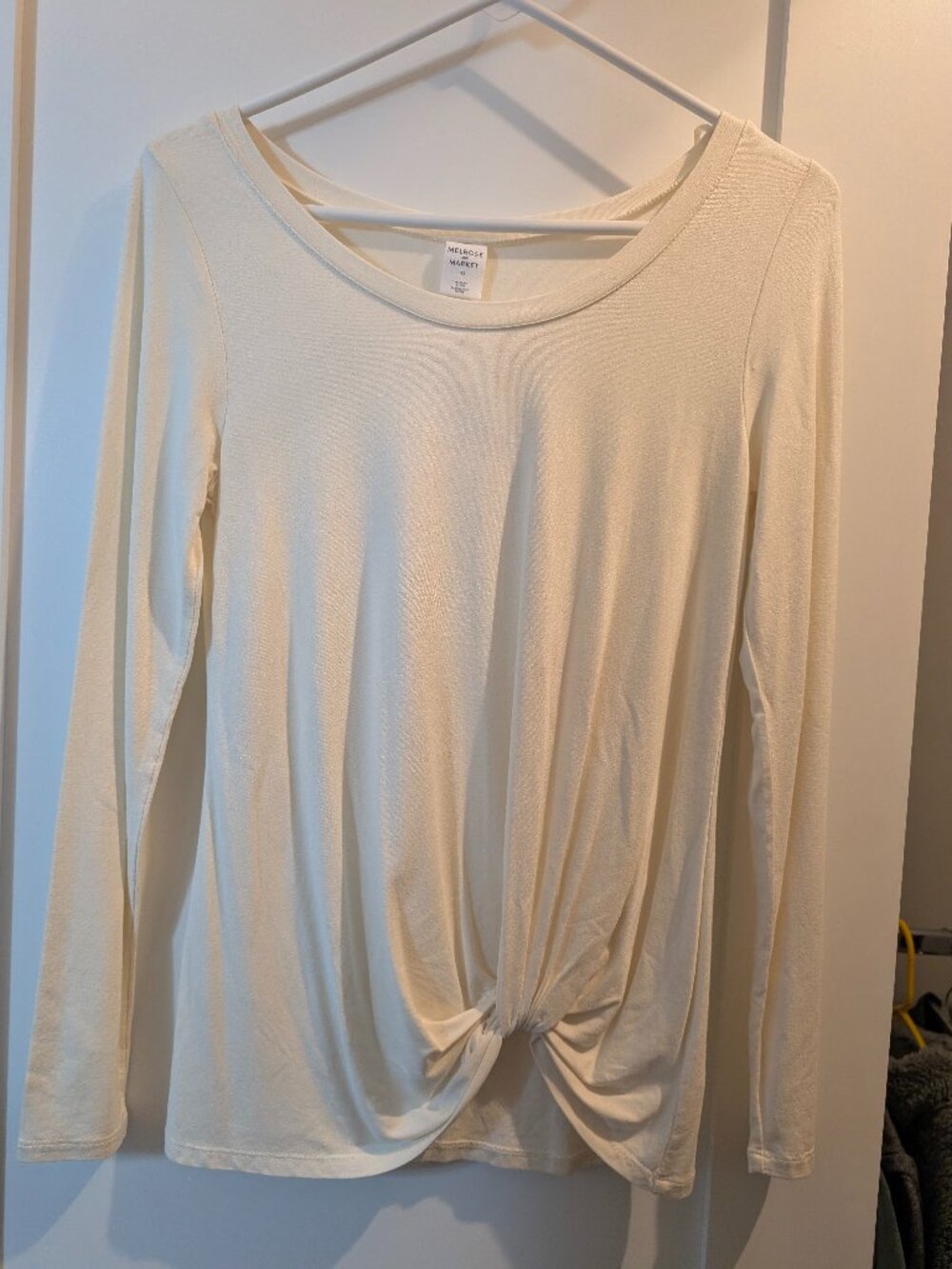 Melrose and Market Twist Hem Blouse--Never Worn  XS